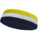 COUVER Premium Quality White in Middle 3Color Head Sweatbands (1 Piece), 11Colors, HB510