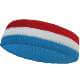 COUVER Premium Quality White in Middle 3Color Head Sweatbands (1 Piece), 11Colors, HB510
