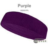 COUVER Quality Head Sweatband (Sweat Headband) Regular Size (1 Piece), 42Colors, HB205